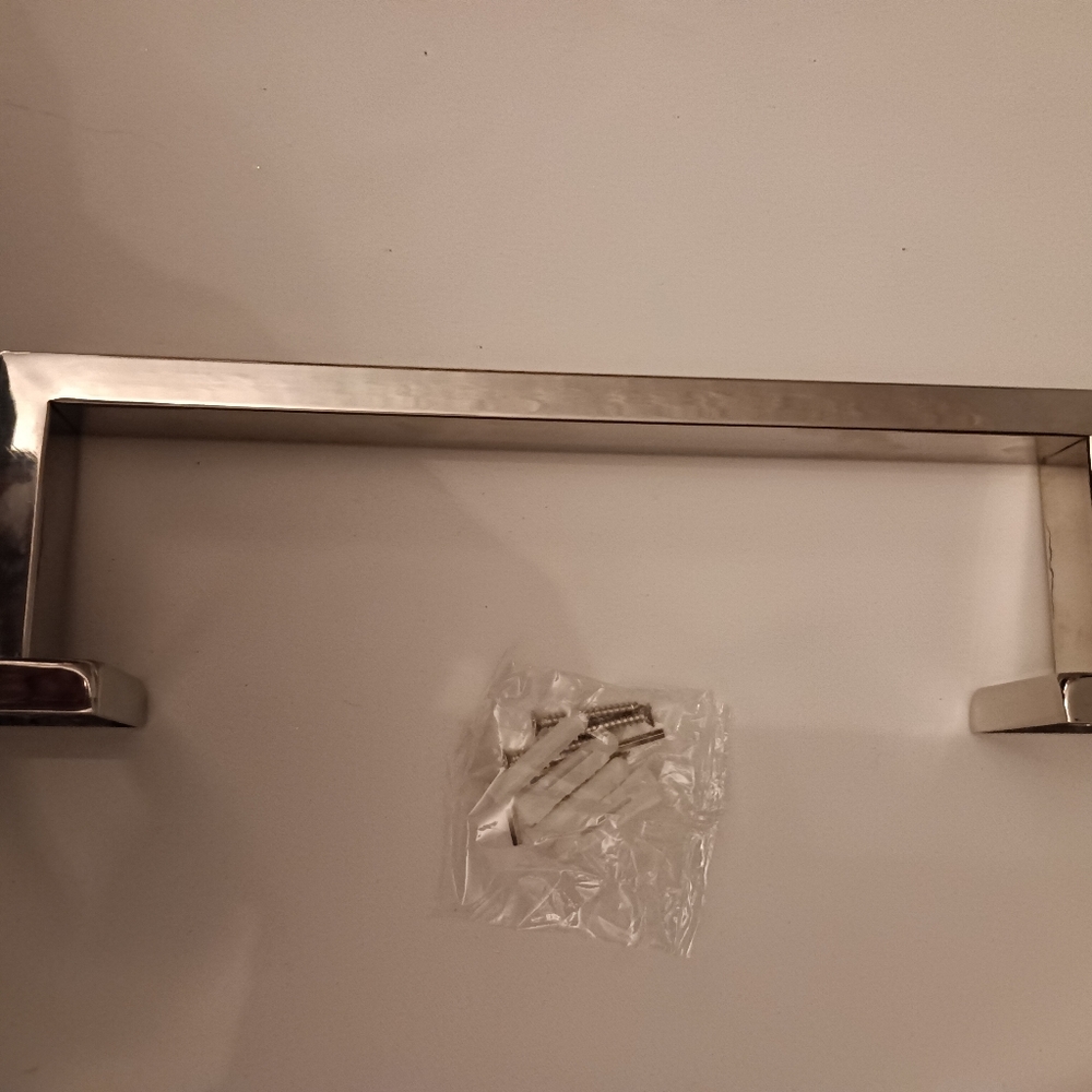 12 inch Bathroom towel holder chrome finish